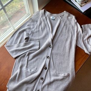 Oatmeal Women’s Old Navy Cardigan -Large